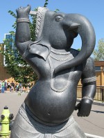 Ganesh statue at the Calgary Zoo. Image by Hold Your Spin @ Flickr.